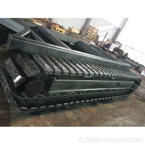 Mini telaio per binari in gomma e crawler.